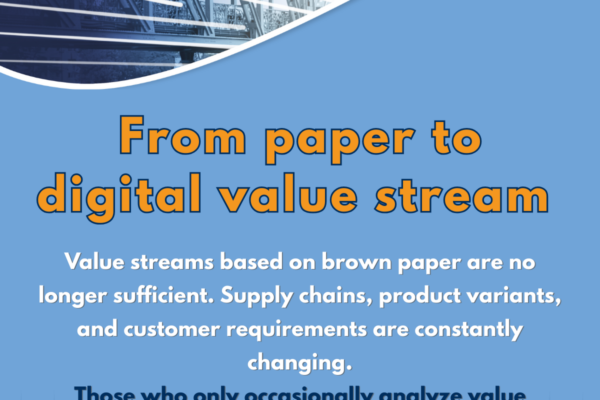 From paper to digital value stream (title)