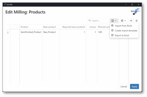 SimVSM_products_via_excel_EN