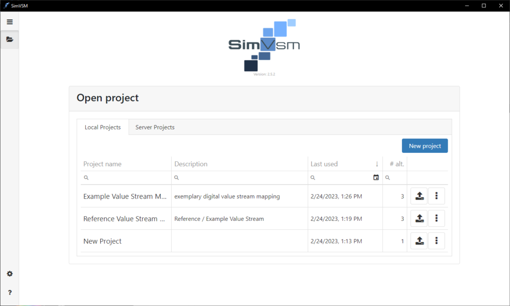 SimVSM - Open project